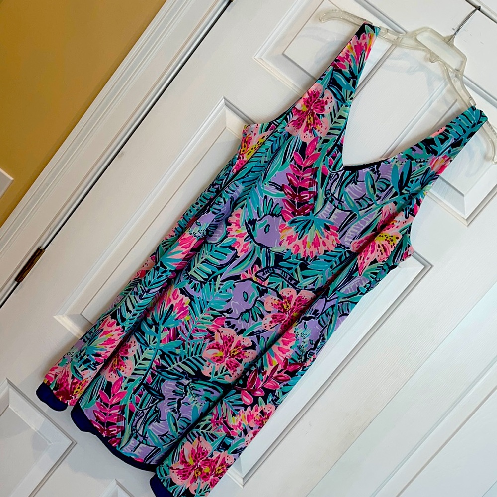 Lilly Pulitzer reversible v neck tank dress